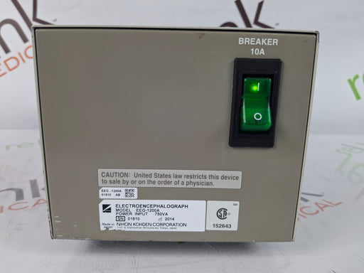 Nihon Kohden Nihon Kohden EEG-1200A Electroencephalograph EEG EMG Sleep Systems reLink Online