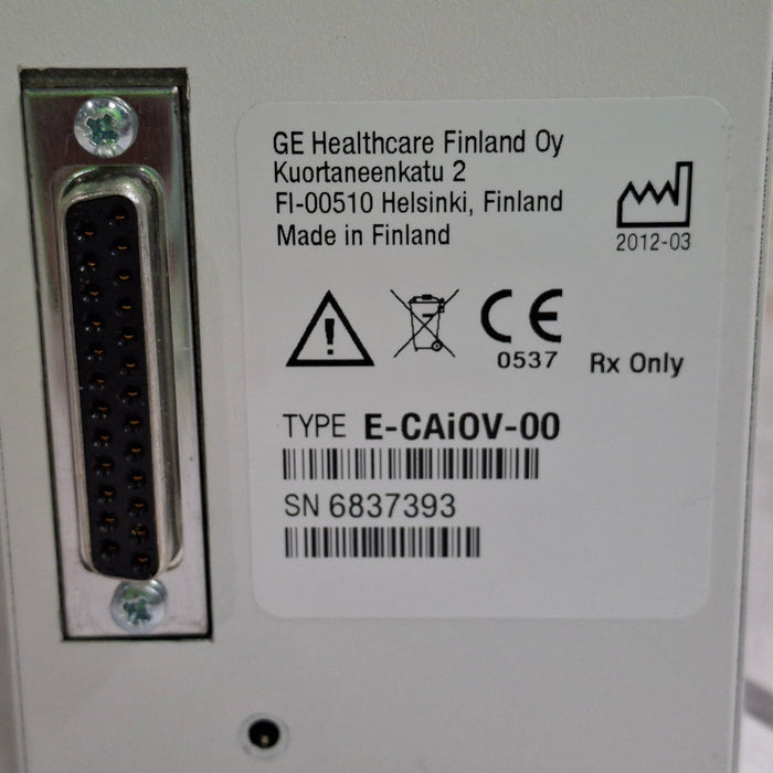 GE Healthcare GE Healthcare E-CAiO-00 Gas Exhaust Module Patient Monitors reLink Online
