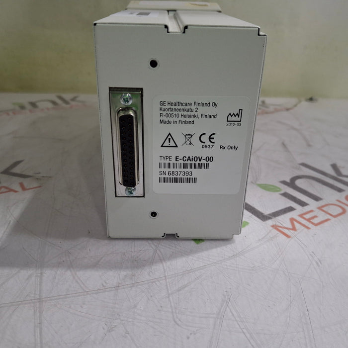 GE Healthcare GE Healthcare E-CAiO-00 Gas Exhaust Module Patient Monitors reLink Online