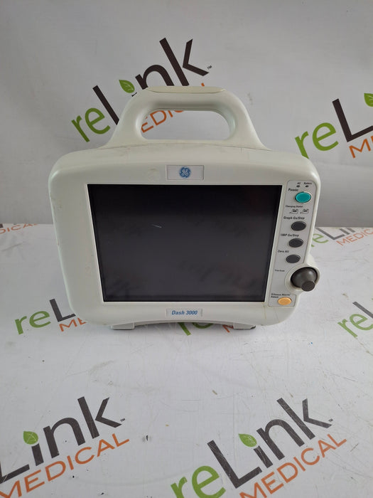 GE Healthcare Dash 3000 - GE/Nellcor SpO2 Patient Monitor