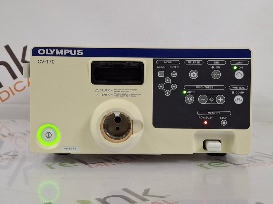 Olympus CV-170 Video Processor and LED Light Source