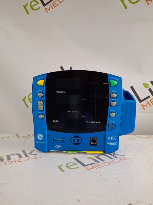 GE Healthcare Dinamap V100 - NIBP, SpO2, Temp Vital Signs Monitor