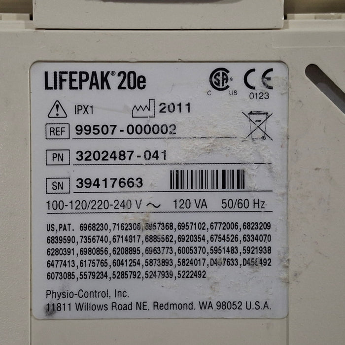 Physio-Control LifePak 20e Defibrillator