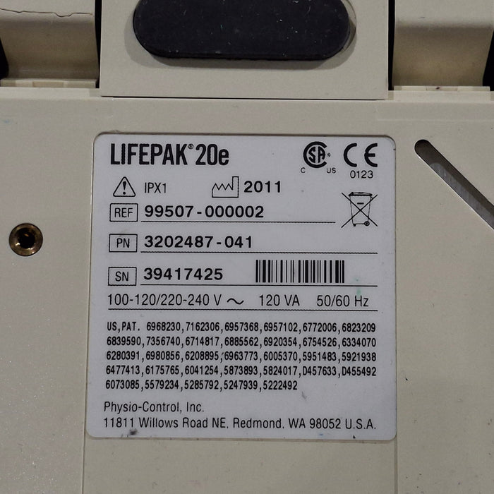 Physio-Control LifePak 20e Defibrillator