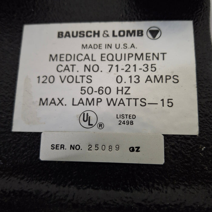 Bausch and Lomb 71-21-35 Keratometer