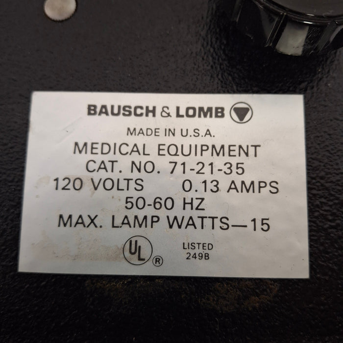 Bausch and Lomb Bausch and Lomb 71-21-35 Keratometer Ophthalmology reLink Online
