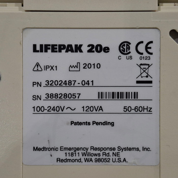 Physio-Control LifePak 20e Defibrillator