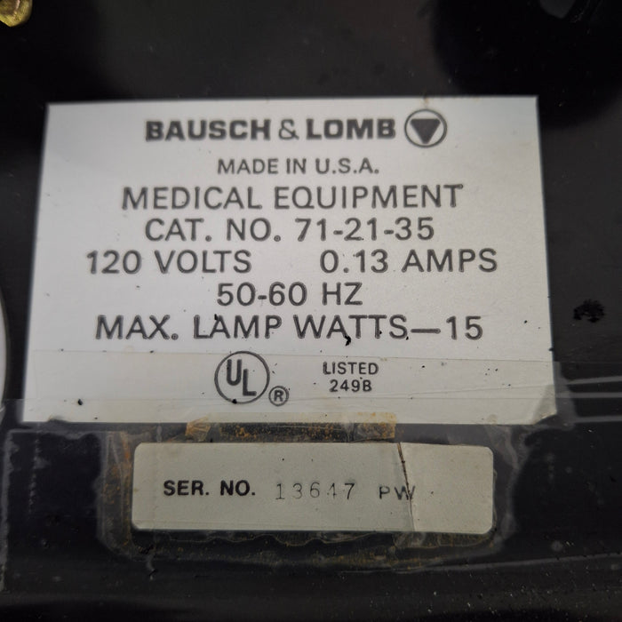 Bausch and Lomb Bausch and Lomb 71-21-35 Keratometer Ophthalmology reLink Online