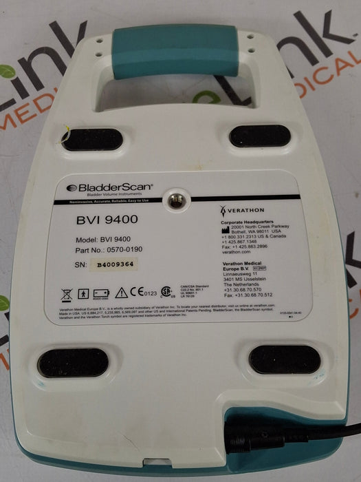 Verathon Medical, Inc BVI 9400 Bladderscan