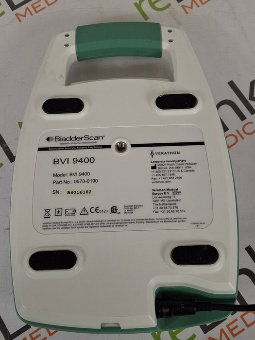 Verathon Medical, Inc BVI 9400 Bladderscan
