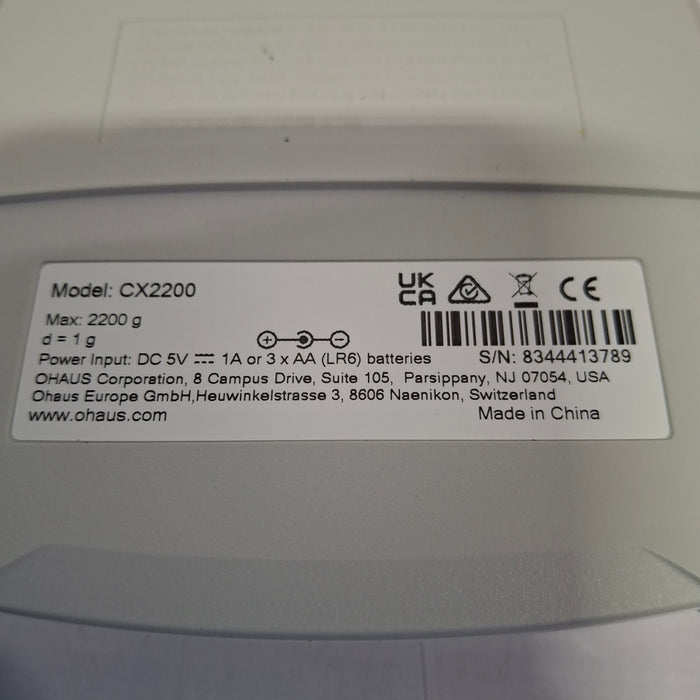 Ohaus CX2200 Portable Balance Scale