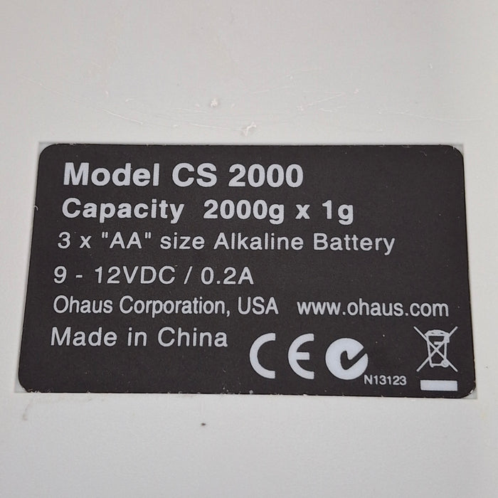 Ohaus CS2000 Compact Scale