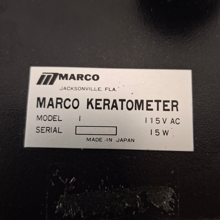 Marco Marco Model 1 Keratometer Ophthalmology reLink Online
