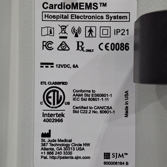 St. Jude Medical, Inc. CardioMEMS CM3000 Patient Monitoring System