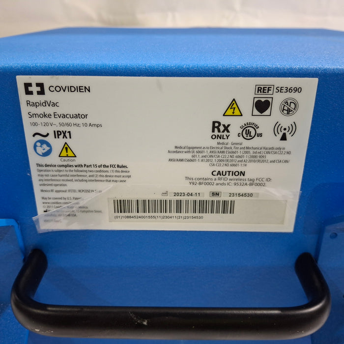 Covidien RapidVac SE3690 Smoke Evacuator