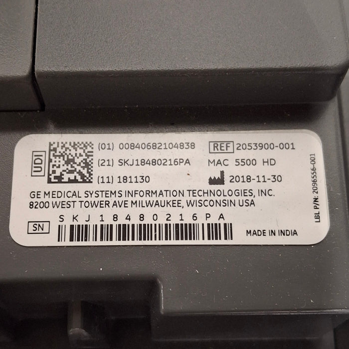 GE Healthcare MAC 5500 HD ECG with CAM Module