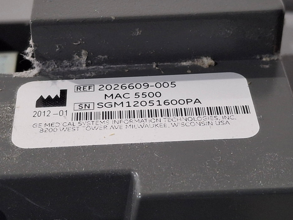 GE Healthcare GE Healthcare MAC 5500 ECG without CAM Module Cardiology reLink Online
