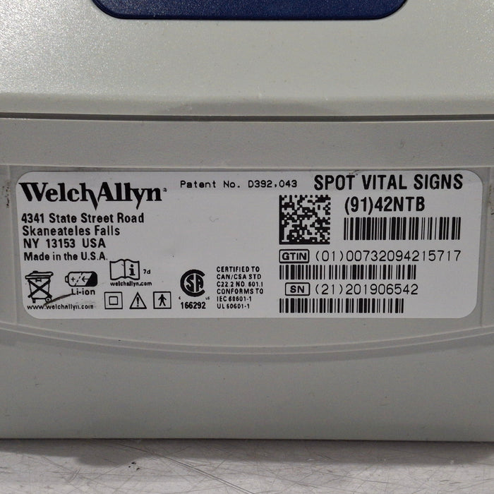 Welch Allyn Welch Allyn Spot 420 - NIBP, Temp, Nellcor SpO2 Vital Signs Monitor Patient Monitors reLink Online