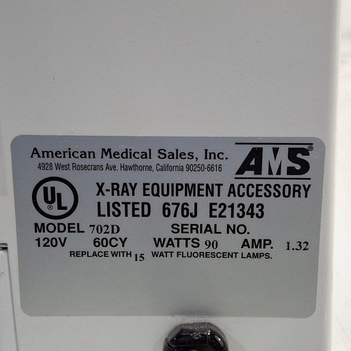 American Medical Sales, Inc. Model 702D X-Ray Film Illuminator
