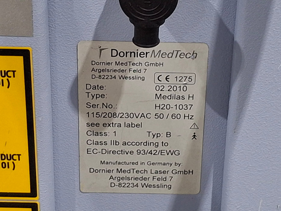 Dornier Medical Systems Medilas H20 Laser