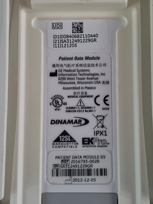 GE Healthcare PDM Nellcor Patient Data Module