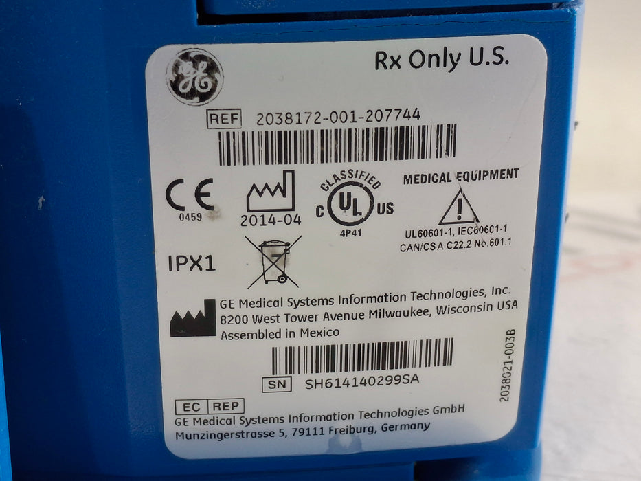 GE Healthcare Dinamap V100 - NIBP, SpO2, Temp Vital Signs Monitor