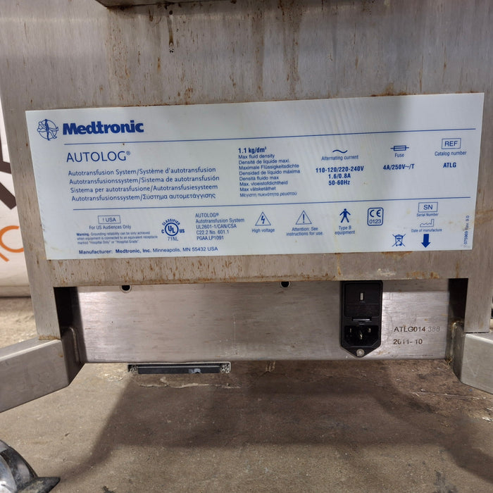 Medtronic AutoLog Autotransfusion System