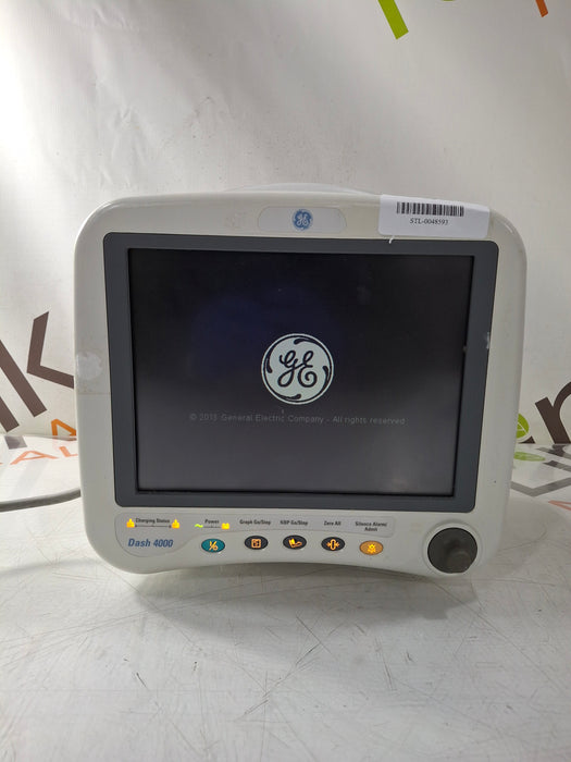 GE Healthcare Dash 4000 - Masimo SpO2 Patient Monitor