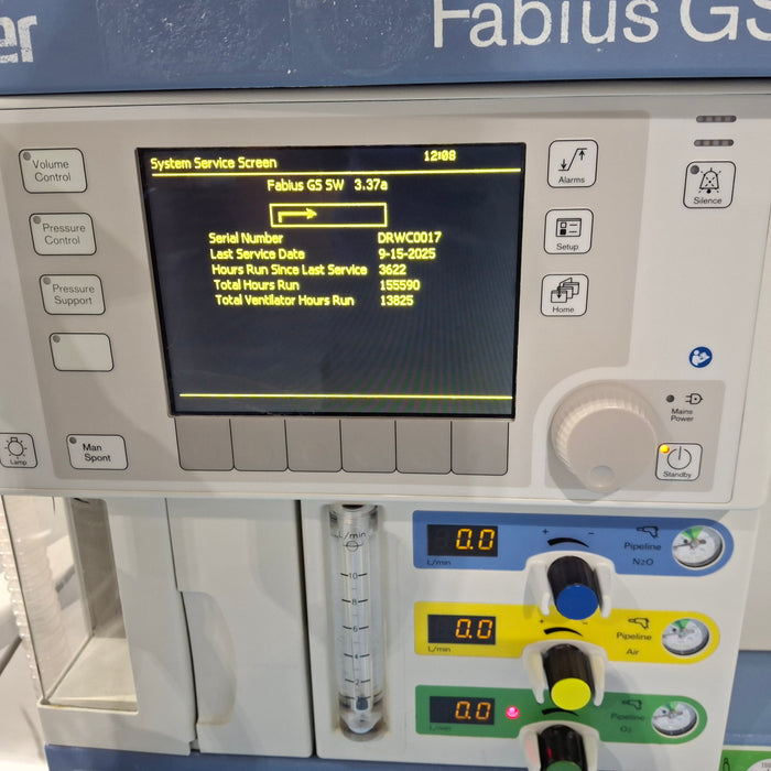Draeger Medical Draeger Medical Fabius GS Anesthesia Machine Anesthesia reLink Online
