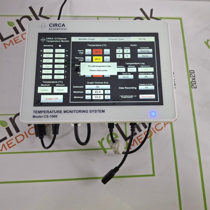 CIRCA Scientific, Inc. CS-1000 Temperature Monitoring System