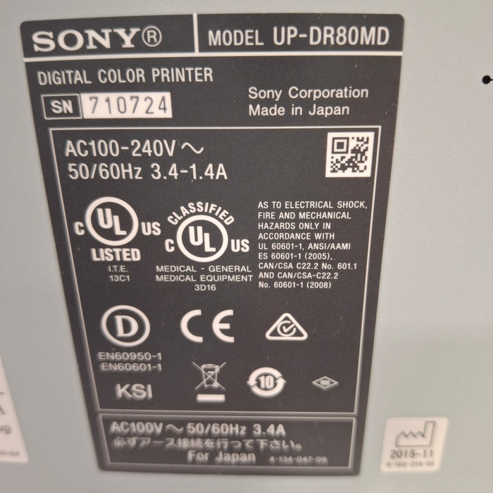 Sony Sony UP-DR80MD Printer Surgical Equipment reLink Online