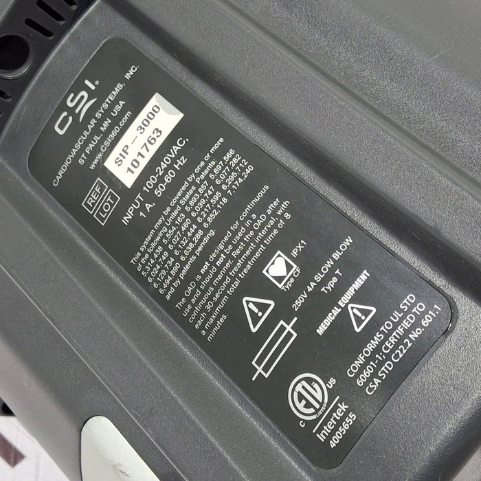 CSI Cardiovascular Systems SIP-3000 Saline IV Infusion Pump