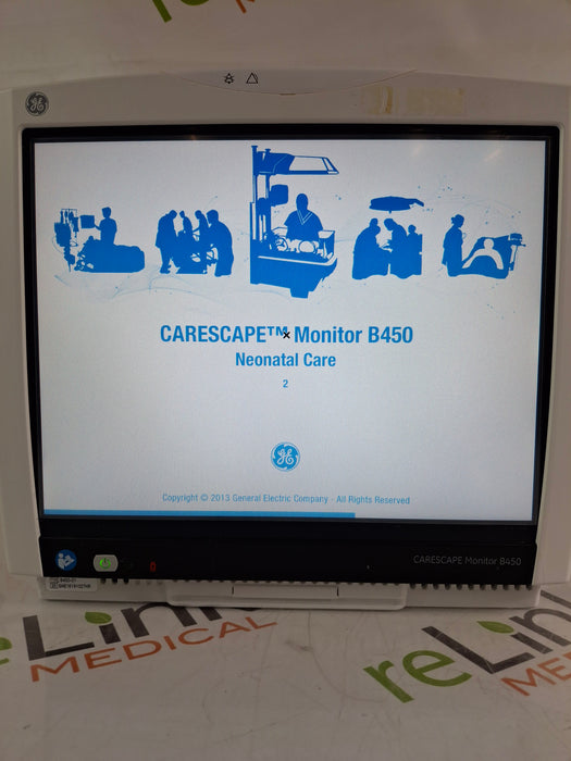 GE Healthcare Carescape B450 Neonatal Care Patient Monitor