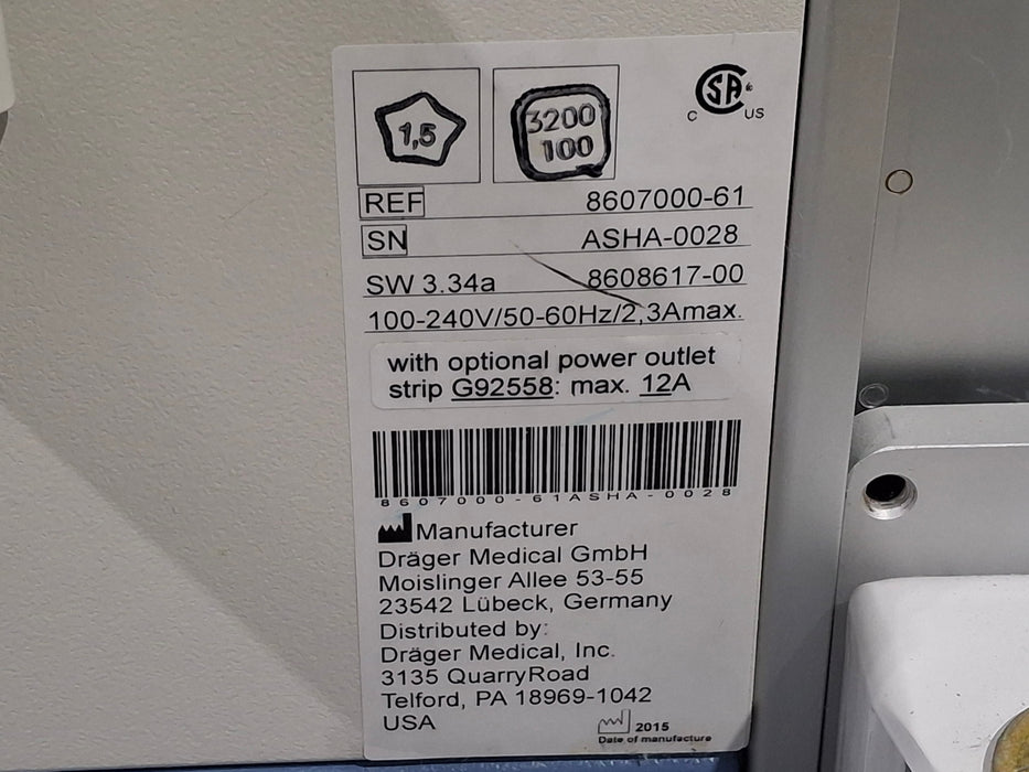 Draeger Medical Draeger Medical Fabius GS Premium Anesthesia Machine Anesthesia reLink Online