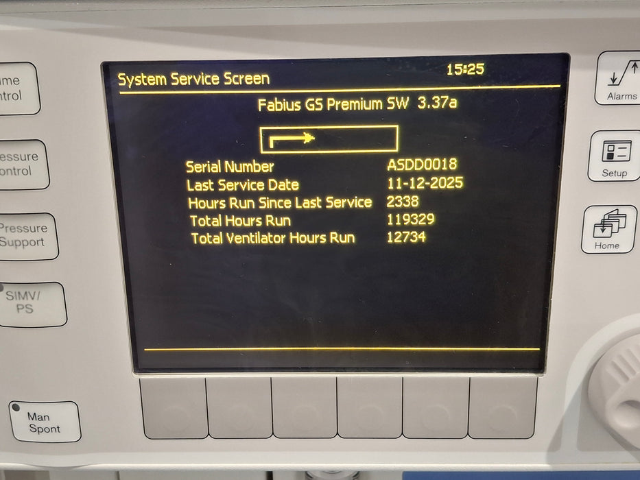 Draeger Medical Fabius GS Premium Anesthesia Machine