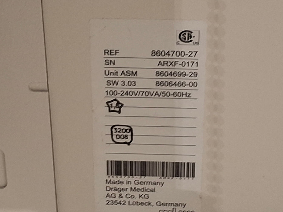 Draeger Medical Draeger Medical Fabius GS Anesthesia Machine Anesthesia reLink Online