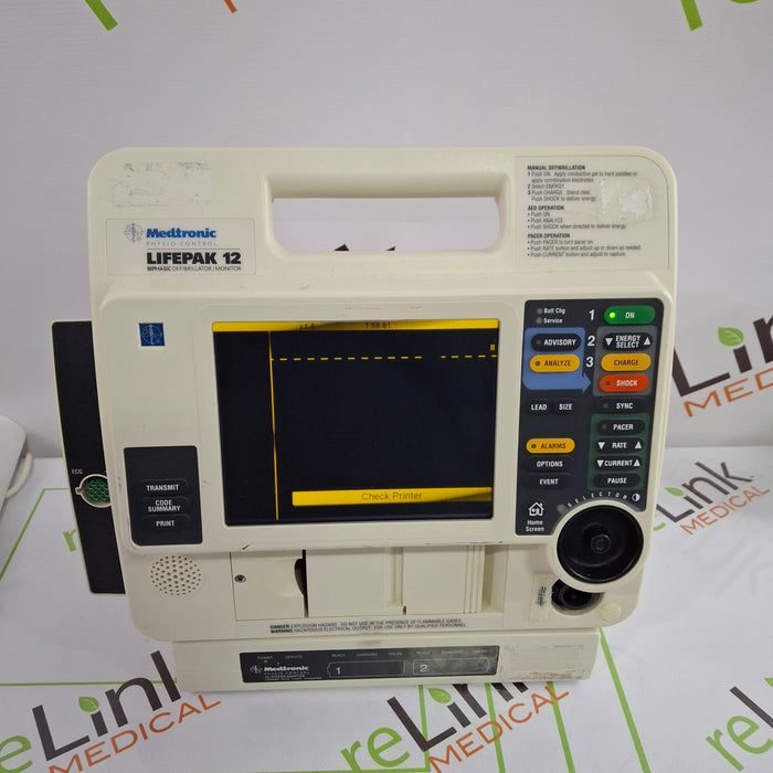 Physio-Control LifePak 12 3-Lead Defibrillator