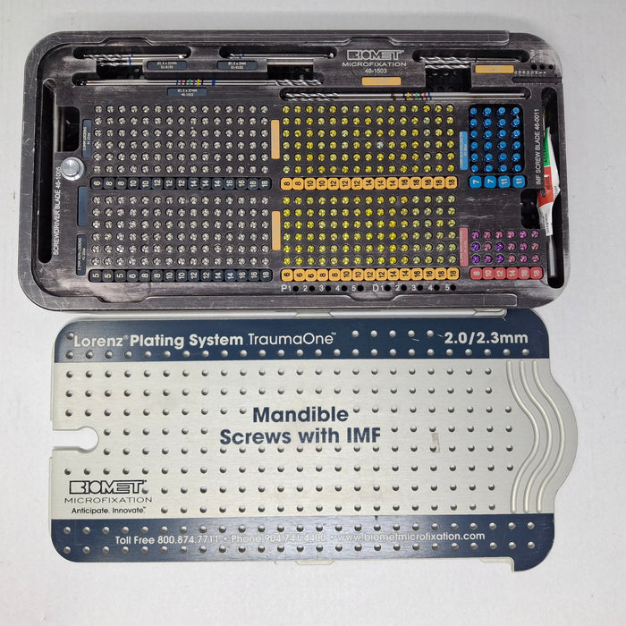 Biomet, Inc. TraumaOne Lorenz Plating System 1.5mm/2.0mm/2.3mm