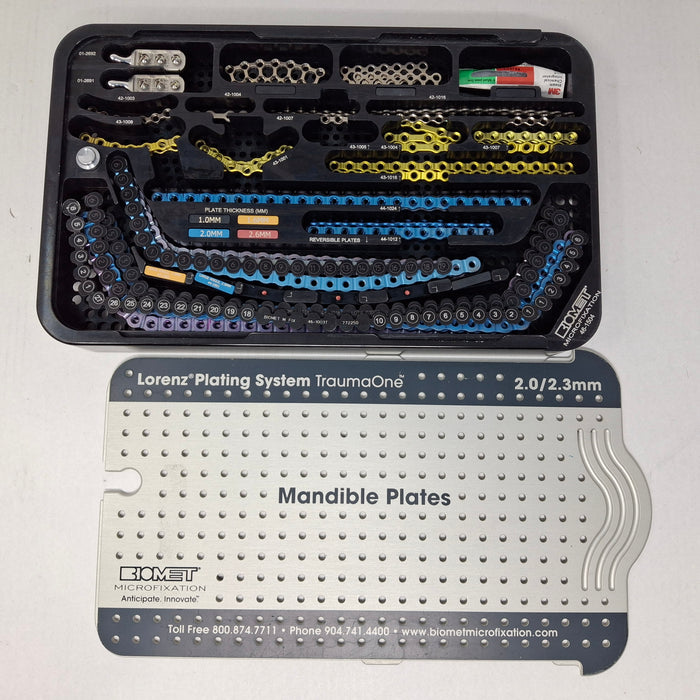 Biomet, Inc. TraumaOne Lorenz Plating System 1.5mm/2.0mm/2.3mm