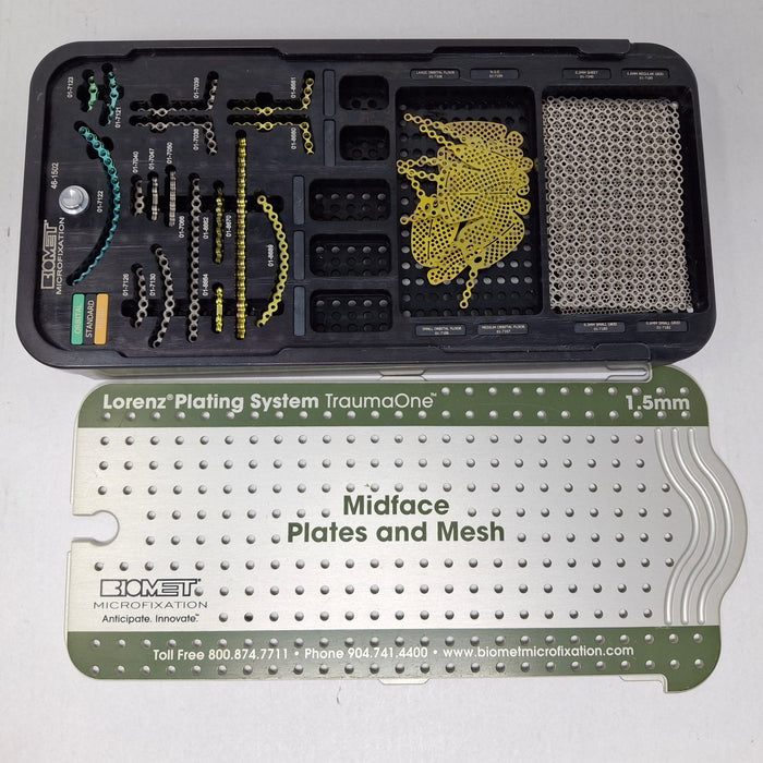 Biomet, Inc. TraumaOne Lorenz Plating System 1.5mm/2.0mm/2.3mm