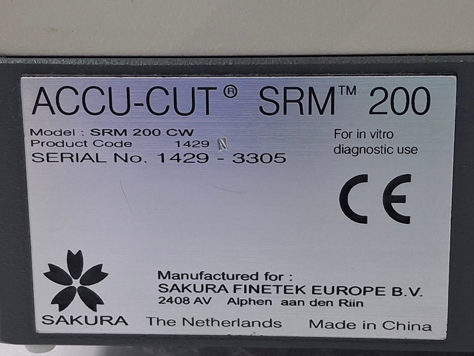 SAKURA Accu-Cut SRM Rotary Microtome