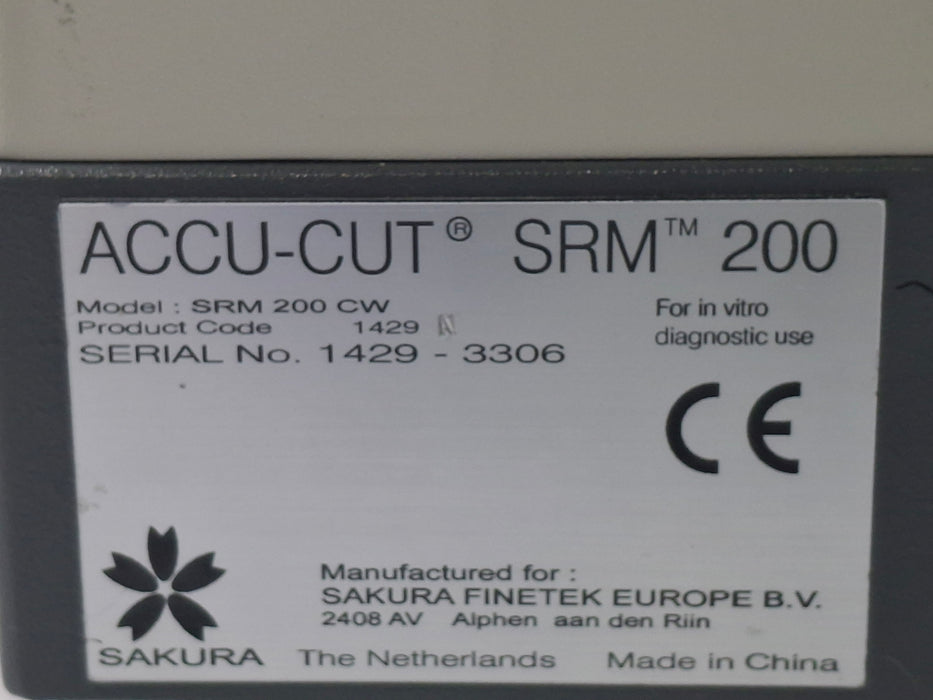 SAKURA Accu-Cut SRM Rotary Microtome