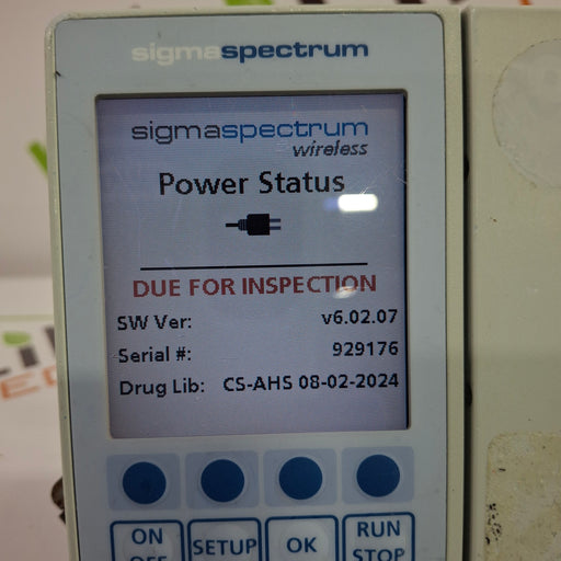 Baxter Baxter Sigma Spectrum 6.02.07 without Battery Infusion Pump Infusion Pump reLink Online