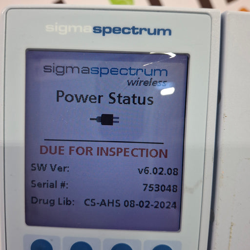 Baxter Baxter Sigma Spectrum 6.02.08 without Battery Infusion Pump Infusion Pump reLink Online