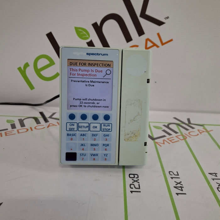 Baxter Sigma Spectrum 6.02.07 without Battery Infusion Pump