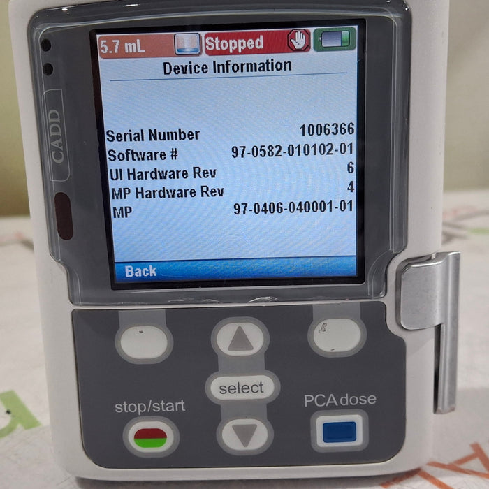 Smiths Medical Smiths Medical CADD Solis 2110 Ambulatory Infusion Pump Infusion Pump reLink Online