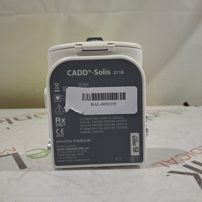 Smiths Medical Smiths Medical CADD Solis 2110 Ambulatory Infusion Pump Infusion Pump reLink Online