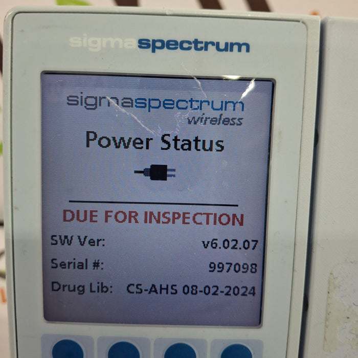 Baxter Baxter Sigma Spectrum 6.02.07 without Battery Infusion Pump Infusion Pump reLink Online
