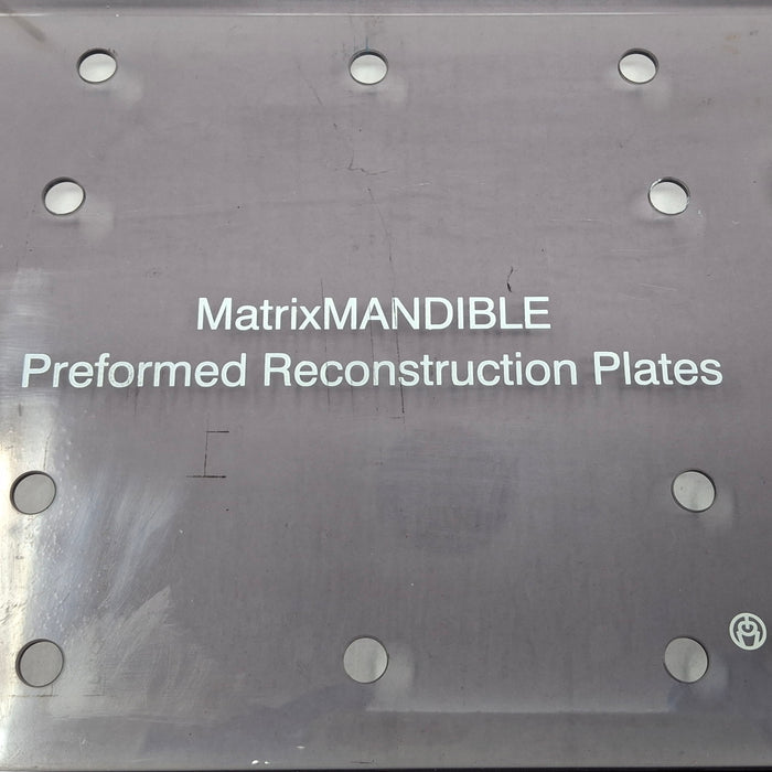 Synthes, Inc. MatrixMANDIBLE Preformed Reconstruction Plates