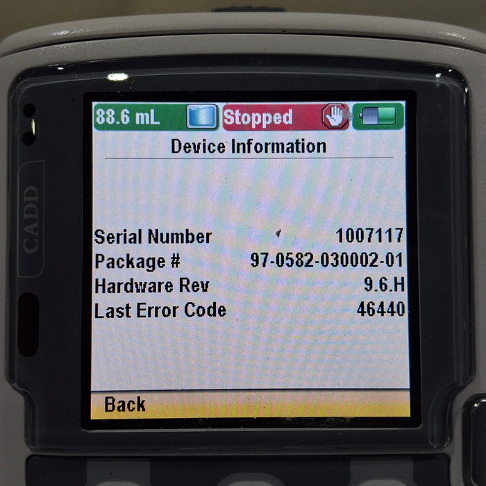 Smiths Medical CADD Solis 2110 Ambulatory Infusion Pump